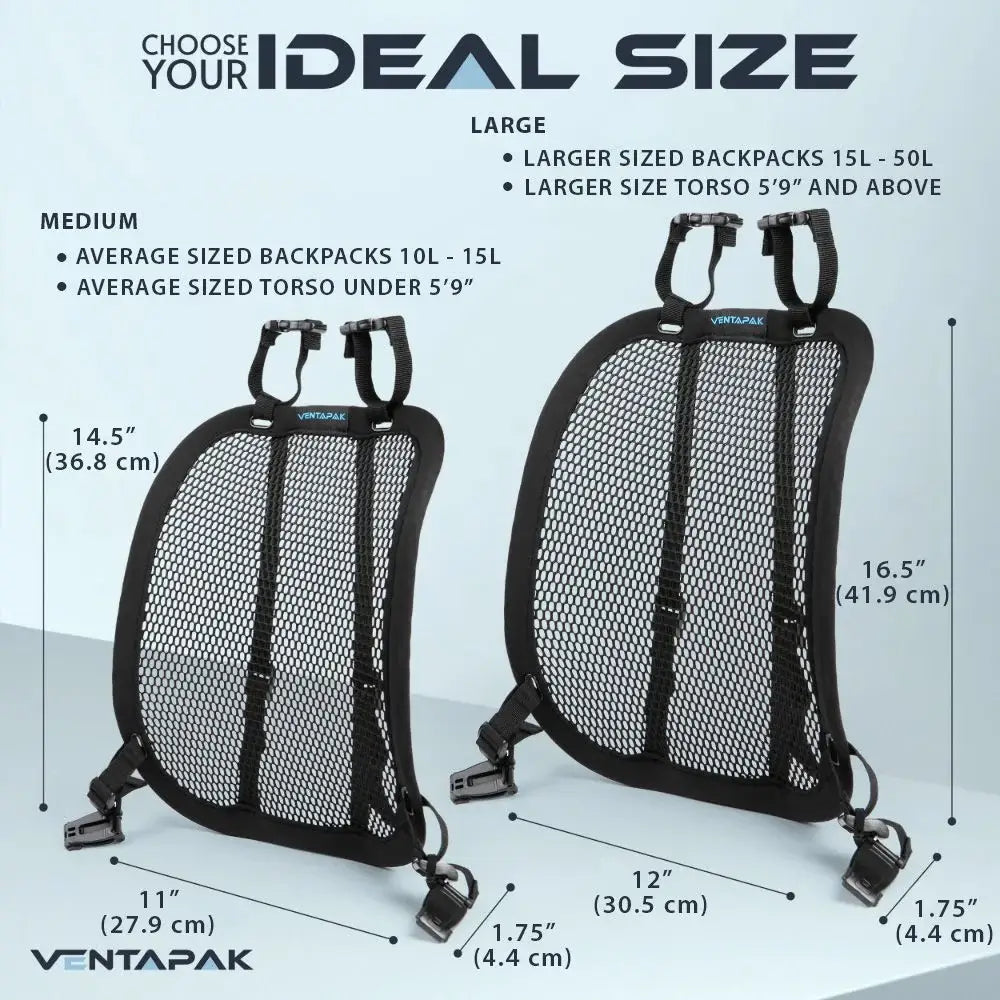 VentaPak - Backpack Comfort Accessory   Lightweight <12 OZ