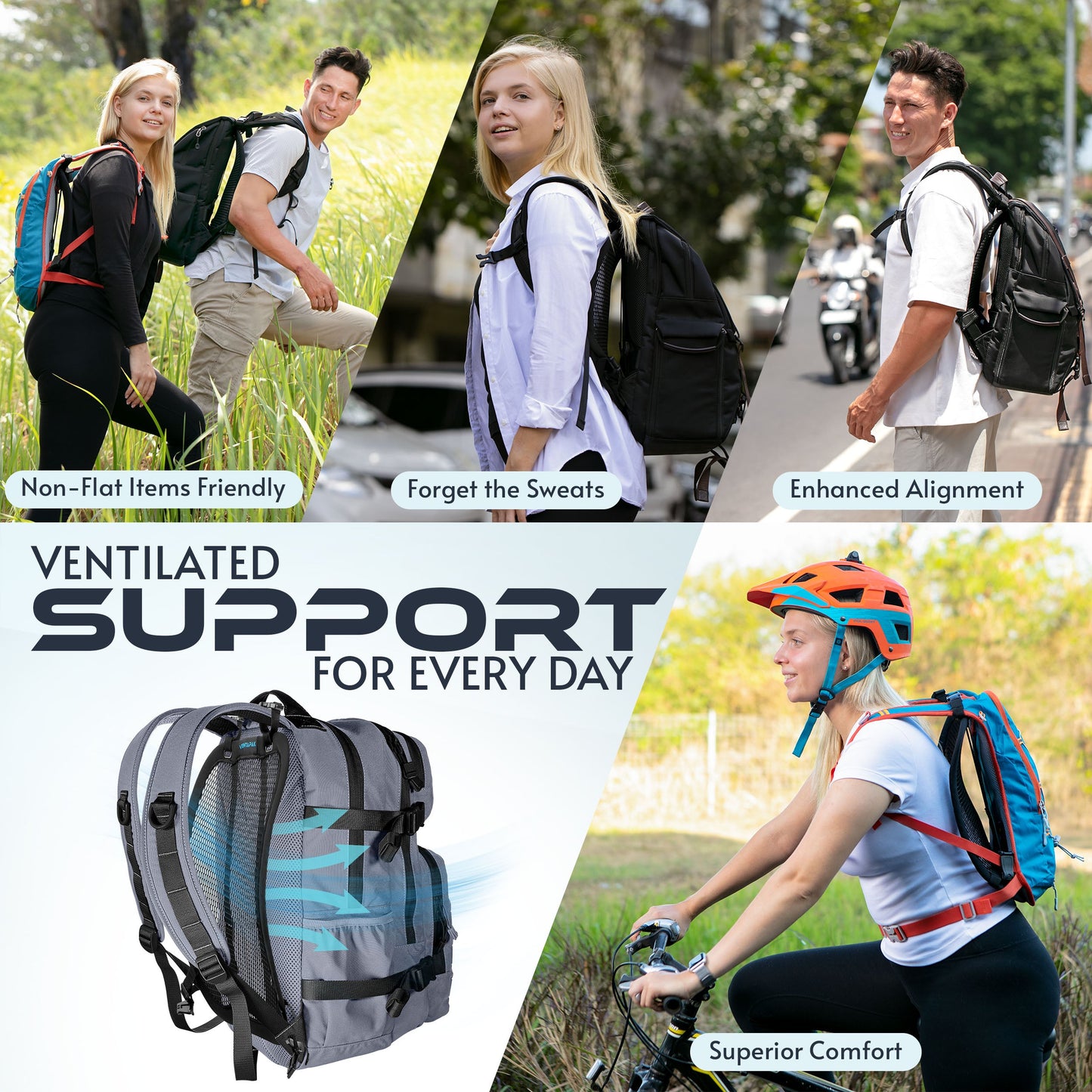 VentaPak - Backpack Comfort Accessory   Lightweight <12 OZ